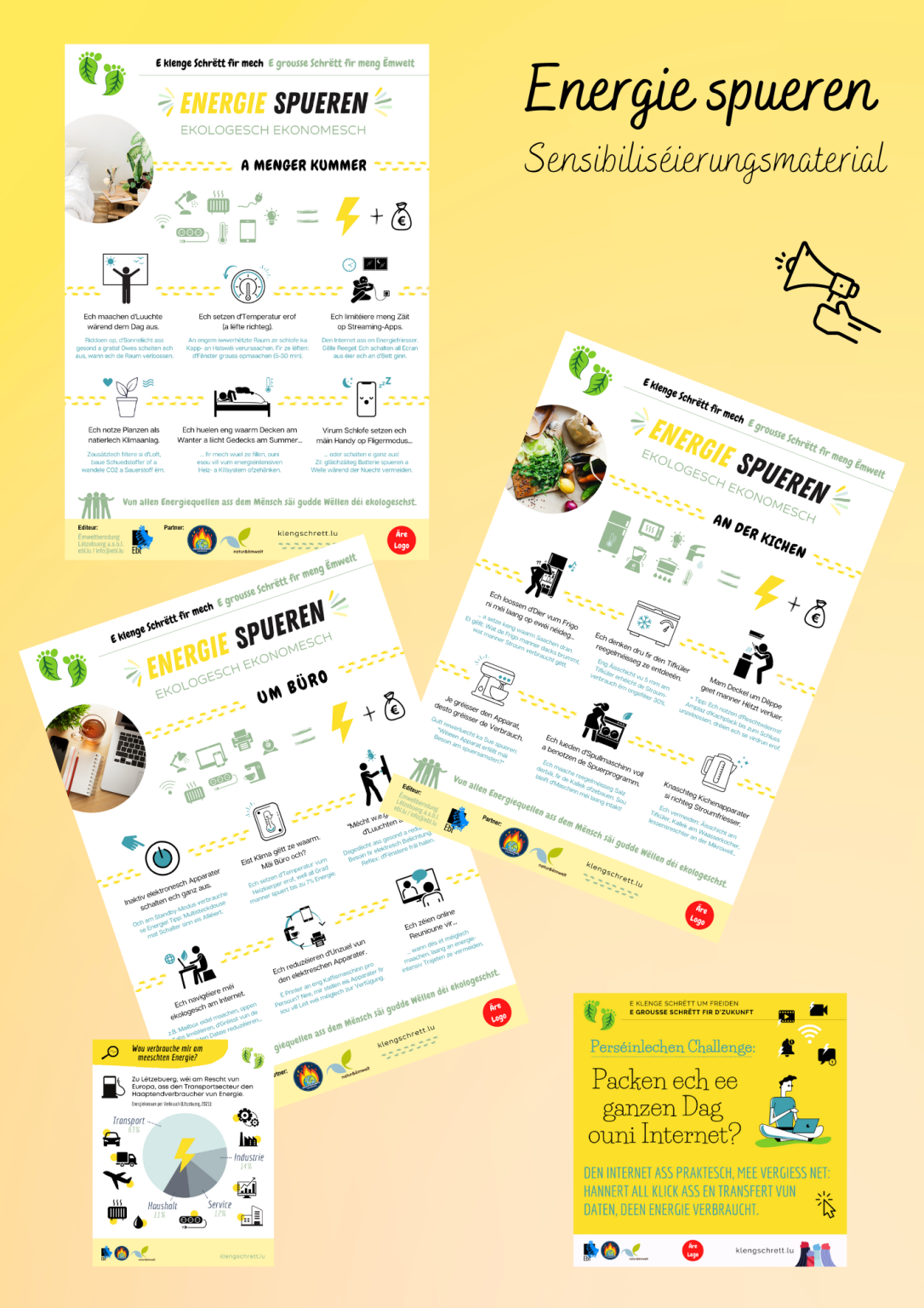 Kleng Schrëtt Energie spueren